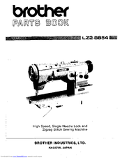Brother LZ2-B854 Parts Manual