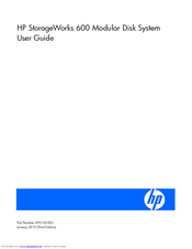 HP StorageWorks 600 - Modular Disk System User Manual
