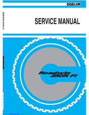 Daelim Roadwin 250R FI VJF125 Service Manual