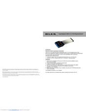 Belkin F4U024 User Manual