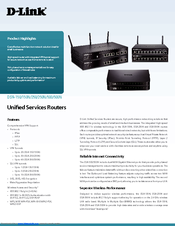 D-Link DSR-150 Datasheet