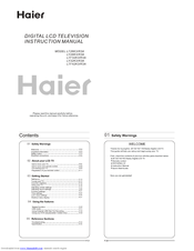 Haier LTF32K3 Instruction Manual