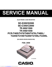 Casio PCR-T2200L Service Manual