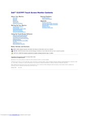 Dell E157FPT User Manual