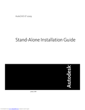 Autodesk 057A1-05A111-10MB - AutoCAD LT 2009 Installation Manual