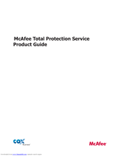 McAfee MTP10EMB3RAA - Total Protection 2010 Product Manual