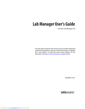 VMware VC-VLM4-C - vCenter Lab Manager User Manual