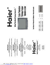 Haier HTX14S33 User Manual