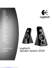 Logitech 980-000337 - Z 520 PC Multimedia Speakers Quick Start Manual