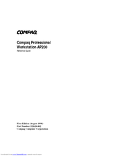 Compaq AP200 - Professional - 128 MB RAM Reference Manual