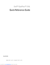 Dell Precision WorkStation 210 Quick Reference Manual
