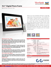ViewSonic VFD1028w-11 Specifications