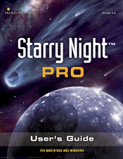 Imaginova Starry Night Pro 5.0 User's Guide Manual