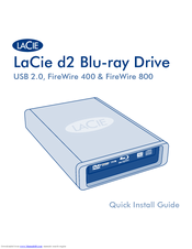 Lacie 301856U - d2 Blu-ray Drive Quick Install Manual