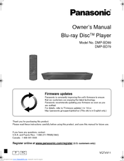 Panasonic DMPBD89 Owner's Manual