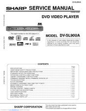 Sharp DV-SL90UA Service Manual