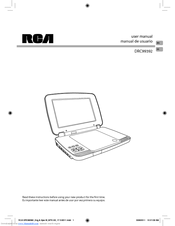 Rca DRC99392 Product Manual
