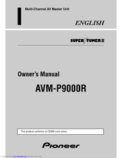 Pioneer 9000 - PRV - DVD Recorder Owner's Manual