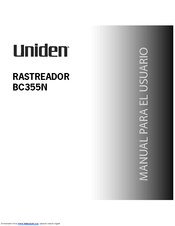 Uniden BC355N Manual Para El Usuario