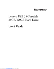 Lenovo 43R2018 - ThinkPad 160 GB External Hard Drive User Manual