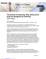 Panasonic WX-LAK12 Manual