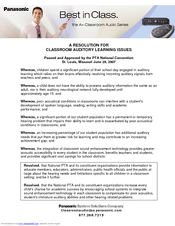 Panasonic WX-LAK12 Manual