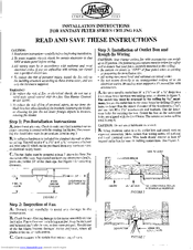 Hunter 24852 Installation Instructions