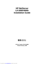 HP NetServer lh 6000 Installation Manual