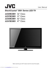 JVC BlackCrystal JLE32BC3001 User Manual