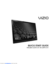 Vizio E291i-A1 Quick Start Manual