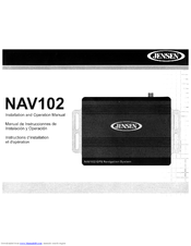 Jensen NAV102 Installation And Operation Manual