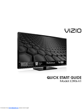 Vizio E390i-A1 Quick Start Manual
