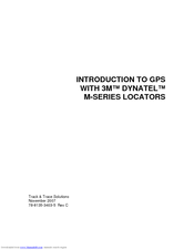 3M Dynatel M-Series Introduction Manual