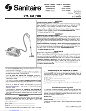 Sanitaire SYSTEM PRO SP6900 Series Owner's Manual