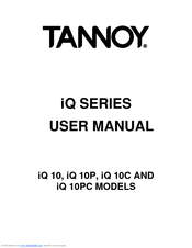 Tannoy iQ 10P User Manual