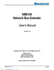 Maretron NBE100 User Manual