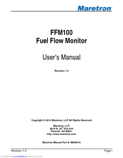 Maretron FFM100 User Manual