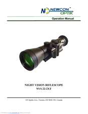 Newcon Optik NVS 22-2XT Operation Manual