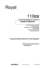 ABC Office ROYAL 110CX Owner's Manual