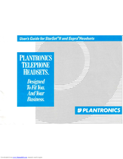 Plantronics STARSET II User Manual