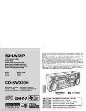 Sharp CD-SW330H Operation Manual