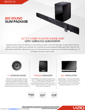 Vizio SB4021M-A1 Datasheet