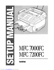 Brother MFC 7200FC Setup Setup Manual