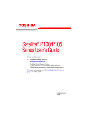 Toshiba Satellite P100 Series User Manual