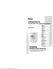 Haier HBF800TE User Manual