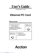 Accton Technology EN2216-2 User?s User Manual