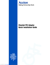 Accton Technology Cheetah EN1207D-TX Quick Installation Manual
