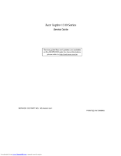 Acer Aspire 1313XC Service Manual