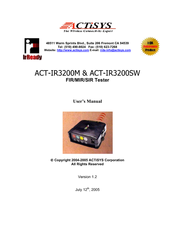 ACTiSYS ACT-IR3200M User Manual
