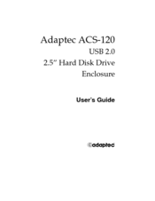Adaptec ACS-120 User Manual